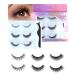 Reusable Self Adhesive Eyelashes  Reusable Adhesive Eyelashes  False Eyelashes Natural Look  Self Adhesive Eyelashes Reusable Self Sticking(3-Pairs)