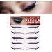 Sticker Eyeliner Glitter Instant -Adhesive Eyeliner Stencil Sparkle 5 Pairs Makeup Eyeliner Stickers Sticker Eyeliner for Eye Makeup Tool Eyeliner Tool Pochy Purple (Five Pairs) - Buy Online on GoSupps.com