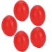 Verdant Touch Hand Massage Ball Set - 5 Silicone Handleballs for Wrist Exercise & Strength Training - Red Egg Shape - Buy Online on GoSupps.com