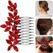 Baluue Rhinestone Hair Comb Bride Comb Clip Decorative Wedding Bridal Hair Comb Clip - Buy Online on GoSupps.com