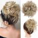 Hairro Fluffy Tousled Updo Messy Hair Bun Hairpiece Messy Bun Scrunchy Synthetic Up Do Wavy Bun Hair Extensions Easy Chignon Hair Piece Wrap On Donut Instant Ponytail Up-do Scrunchie For Women 45g 24 Messy Bun Messy bun...