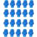 20pcs CPR Filtering Mask Accessory Professional Cardiopulmonary Resuscitation Face Shield Replacement One Way Valve Mouthpower to Breathe Resuscitator (Blue) - Buy Online on GoSupps.com