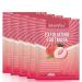 Bestniffes 5 Packs Foot Peel Mask ,Soft Foot Exfliating Mask Cosmetics, Nature Peeling Callus, Dead Skin, Repair Rough Heels for Men & Women (Peach)
