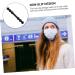 Magiclulu 10pc Masking Hooks - Black Mask Holder & Extension Buckle for Ear Protection | Durable Face Mask Lanyard - Buy Online on GoSupps.com
