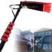 Window Cleaning Pole Telescopic Window Washing Equipment Water Fed Telescopic Brush Pole Cleaning Kit Suitable for Window Cleaning Photovoltaic Panel Cleaning Trucks (Size : 12FT/3.6M) (12F