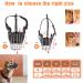 Breathable Metal Dog Muzzle for Medium & Large Dogs | Adjustable Leather Leash Included - Buy Online on GoSupps.com