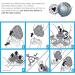 HQ9 Replacement Heads for Philips Norelco Electric Shavers | Compatible Blades for Speed XL Series | HQ9 Blades for Models 8140XL 8160XL 8170XL & More - Buy Online on GoSupps.com