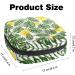 Shop Tropical Green Leaf Women's Binding Bags - Large Menstrual Cup Pocket Zippered Periodic Insoles Panty Lip Inlays & Tampons - Multicolor 4.7x6.6x6.6 | International Shipping Available - Buy Online on GoSupps.com