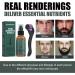Beard Roller 540 0.5MM Titanium Needles for Men - Stimulate Beard and Hair Growth - Microneedle Roller Set - Buy Online on GoSupps.com