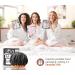 Buy Mikimini Small Black Shower Hoods for Kids 2-Pack Waterproof Hair Protection Soft PEVA Cute & Stretchy Ideal for Bathing - Buy Online on GoSupps.com
