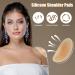 Buy 2 Pairs Silicone Anti-Slip Shoulder Pads - Invisible Non-Skidding Reusable Enhancers for Women's Clothing (Skin Color) - International Shipping Available - Buy Online on GoSupps.com