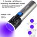 LEAGY 2-Pack USB Rechargeable 395nm Mini UV Torch Adjustable Zoom & Brightness 3 Light Modes - for Pet Urine Detection Scorpion Hunting Counterfeit Detection UV Glue Curing Nail Art etc - Buy Online on GoSupps.com