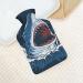 Shark Hot Water Bottle with Plush Cover - Hand Warmer for Adults & Kids | 26.5x15.3cm - Shop Internationally! - Buy Online on GoSupps.com