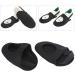 Boloramo Bicycle Shoe Toe Protection - 2 Pack No-Slip Adjustable Black Neoprene Dirt Repellent for Outdoor Riding - Buy Online on GoSupps.com
