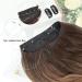 Invisible Wire Hair Extension 12 inch Wavy Light Ash Brown with Highlights - Synthetic Clip in Hair Pieces for Women - Buy Online on GoSupps.com