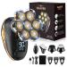 Electric Head Shavers for Bald Men 7D 5 in 1 Head Shavers for Bald Men Waterproof Bald Shavers for Men Rechargeable Men's Rotary Shavers Grooming Kit with LED Display