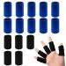 20 PCS Finger Sleeves Protectors, Sport Finger Sleeves Finger Splints Thumb Finger Brace Support Elastic Thumb Sleeves for Relieving Pain Arthritis Trigger Finger(Blue Black) Blue,black
