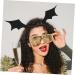 Beavorty 2 Sets bat headband hair clip halloween bats halloween bat hair clips halloween party headdress halloween headband wings costume Party Supplies hair accessories ear fabric women's - Buy Online on GoSupps.com