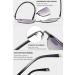 Lanomi Classic Bifocal Reading Glasses with Blue Light Filter | UV400 Protection for Men & Women - Stylish Semi-Frame 2.5 Diopters - Buy Online on GoSupps.com