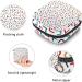GIAPB Period Bag - Colorful Lines Cartoon Art Color2741 | Sanitary Napkin Storage & Travel Makeup Pouch - Buy Online on GoSupps.com