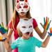 Holidyoyo Cat Mask - 3 Pieces White DIY Half-Face Masks for Halloween Cosplay & Maskerade Parties | Therian-Masks - Buy Online on GoSupps.com