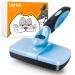 Usitek Dog/Cat Brush for Shedding and Grooming Self-cleaning Slicker Brush for Dogs/Cats Pet Hair Brush for Long/Short Haired Dogs and Cats (Blue)