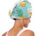Super Absorbent Pineapple Juice Green Hair Towel 2 Pack - Quick Dry Hair Turbans with Button Twist Wrap for Women & Girls - Buy Online on GoSupps.com