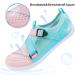FEETCITY Water Shoes | Aqua Socks for Women & Men | Quick Dry Beach Shoes | Pinkblue | Size 8-9 Women/6.5-7 Men - Buy Online on GoSupps.com