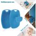 Men's Premium Soft Silicone Body Scrubber for Nourishing Cleaning & Exfoliating - Lather Boosting Bristles, Ergonomic Handle, Easy to Clean (Blue, 1pc) - Buy Online on GoSupps.com