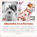 Hjyokuso Recovery Suit for Dogs & Cats | Post-Surgery Relaxation for Abdominal Wounds - XS Vegetable Design - Buy Online on GoSupps.com
