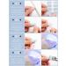 Kalolary 32PCS Cured Gel Nail Polish Strips Adhesive Full Wrap Gel Nail Art Sticker Waterproof Gel Nail Wrap Stickers with Nail File and Stick(UV/LED Lamp Required) (Grey) - Buy Online on GoSupps.com
