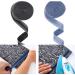 Iron-on Hem Clothing Tape 2 Rolls Adhesive Hem Tape 1 Inch x 5.5 Yards Pants Fabric Tape No Sew Iron on Hemming Tape Fabric Fusing Tape Roll for Sewing Pants Dress Jeans Trousers Clothes, 2 Colors