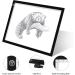 RTjoy A4 LED Light Pad | USB Powered Drawing Board with Adjustable Brightness | Ideal for Diamond Painting, Weeding Vinyl, and More | Black A4 Light Pad - Buy Online on GoSupps.com