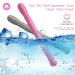 Soothing Silicone Baby Teething Tubes for Babies 0-12 Months - Safe, Non-Toxic and BPA-Free Teething Toys for Girls - Dishwasher Safe - Buy Online on GoSupps.com