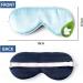 2-Pack Kids Cotton Sleep Eye Mask for Boys and Girls | Adjustable Strap | Light Blocking for Travel, Night, Ages 3-17 | Blue & Pink - Buy Online on GoSupps.com