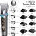 BerBizz Hair Clipper Professional Hair Trimmer Men's Hair Trimmer Beard Trimmer Precision Trimmer Waterproof Long Hair Trimmer Set LED Display for Men Children and Family (Gray) - Buy Online on GoSupps.com
