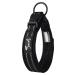 PETTOM Dog Collar Adjustable Nylon Dog Collar Breathable Reflective Collar (Black L) L Black