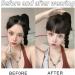 Bangs Hair Clip Natural Synthetic Hair Flat Bangs/Fringe Mini Fake Hair Bangs Fashion One Pieces Clip-in Air Bangs Hair Extension For Women Bangs Clip in Hair (Color : Deep brown) - Buy Online on GoSupps.com