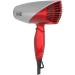 Berta 1875W Folding Hair Dryer - Dual Voltage Travel Blow Dryer with Negative Ions 2 Heat & Speed Settings - Red - Buy Online on GoSupps.com