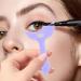 Eyeliner Stencils 2Pcs Soft Silicone Eyeshadow Stencil with Tail Scoop Design Multifunctional Winged Eyeliner Tool Mascara Shield Eyeshadow Applicators for Beginners Eyeliner Brushes - Buy Online on GoSupps.com