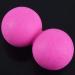 Pyugxab TPE Gym Fitness Ball Portable Massage Ball for Stress Relief & Improved Blood Circulation | Pink Therapy Exercise Ball - Buy Online on GoSupps.com