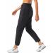 Obla Women's Lightweight Golf Pants | High Waisted Casual Track Work Ankle Pants - Black Large - Buy Online on GoSupps.com