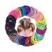Joyeah Baby Hair Ties for Girls 200 Pieces Multicolor Small Hair Elastics No Crease Ponytail Holder for Baby Girls Infants Toddlers (Diameter 2.5 cm) (20 Colors 200Pieces)