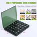 30 Day Large Pill Organizer - Moisture-Resistant Travel-Friendly Squeeze Open Design for Vitamins & Medicine (Dark Green - Buy Online on GoSupps.com