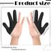 2 Pieces Heat Resistant Gloves 3 Finger Mittens Protection Gloves Curling Wand Glove Reusable Heat Gloves for Barber Hair Styling Curling Perming Hair Straightening - Buy Online on GoSupps.com