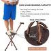 LINGTHIN Walking Stick with Seat for Men | 136kg Capacity | Height Adjustable & Foldable | Dual-Use Cane and Stool for Elderly & Disabled - Buy Online on GoSupps.com