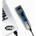 Professional Cordless Hair Clippers for Men - IPX6 Waterproof Titanium & Ceramic Blades 20 Speed Settings LCD Display - Perfect for Barbers & Home Use - Buy Online on GoSupps.com
