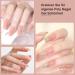 Aubss Poly Nail Gel 60ml - Nature Nude Pink Art Acrylic Builder Gel for Quick Nail Extensions | Ideal for DIY & Salon Use - Buy Online on GoSupps.com