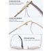 Shop Lanomi Photochrome Progressive Multifocal Reading Glasses - Blue Light Filter Flexible Varifocal Design Anti-Fatigue Titan Alloy - Ideal for Comfort & Clarity - Buy Online on GoSupps.com