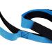 Yoga Stretch Strap with 10 Loops for Athletes and Dancers - Multi-Grip Fitness Pilates Belt in Black Blue - Buy Online on GoSupps.com